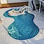 Lux Project 5 custom oasis pool with spa
