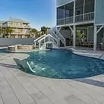 Lux Project 5 custom oasis pool with spa