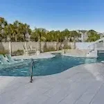 Lux Project 5 custom oasis pool with spa