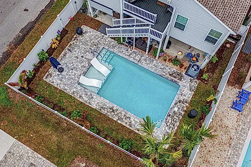 Lux Project 3 custom pool and spa