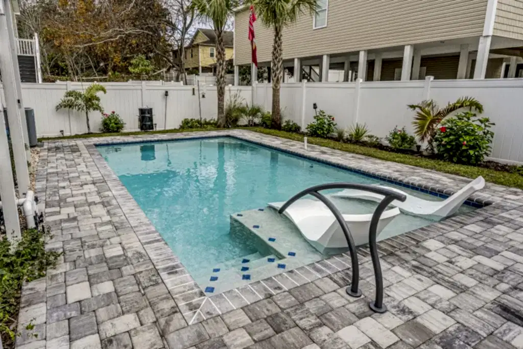 Lux Project 3 custom pool and spa