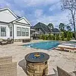 Lux custom pool and spa