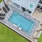 Lux project custom pool with vinyl design