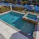 Lux Project 10 custom rectangular pool and spa