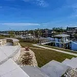 Lux Project 8 custom fireplace with a built-in bench