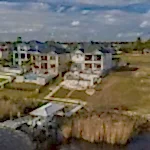 Lux Project 8 custom pool and spa situated in an urban setting beside a serene lake