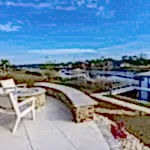 Lux Project 8 custom fireplace with bench sitting